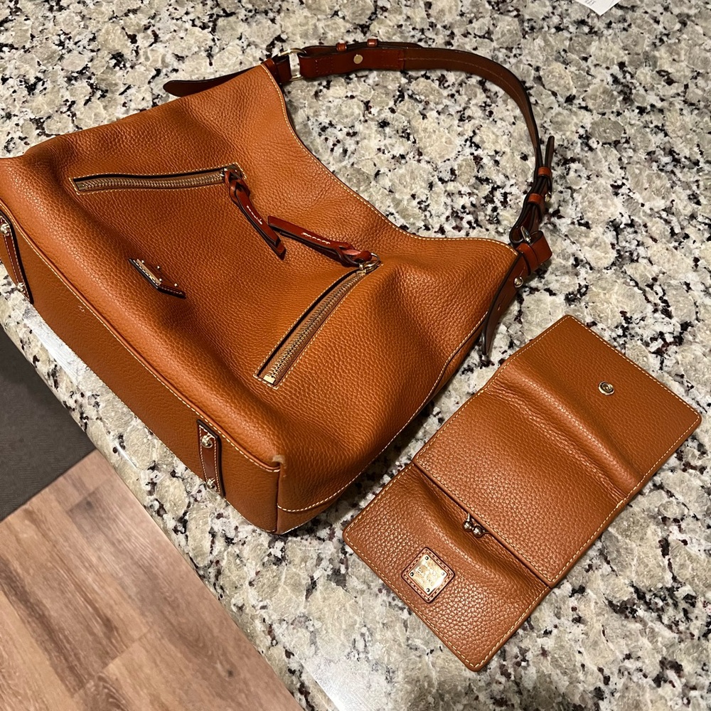 Dooney and Bourke bag with matching wallet